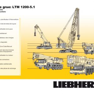 Liebherr Mobile Crane LTM 1090 4.1 Shop Manual DVD FR Language 5 1