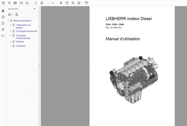 Liebherr Mobile Crane LTM 1090 4.1 Shop Manual DVD FR Language 8