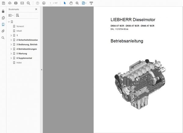 Liebherr Mobile Crane LTM 1200 5.1 Shop Manual DVD FR Language 8