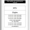 MTU Diesel Engine PDF Parts CatalogTechnical Documentation Operating Instructions 3