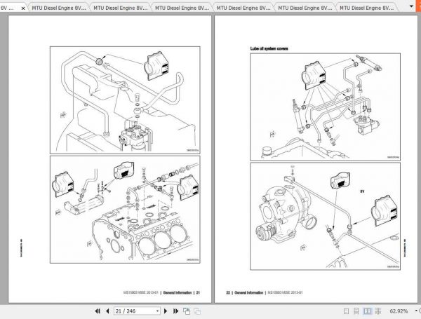 MTU Diesel Engine PDF Parts CatalogTechnical Documentation Operating Instructions 4