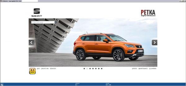 PETKA 8.3 Volkswagen Seat Skoda Audi Commercial Vehicles Porsche 05.2021 Spare Parts Catalog DVD 3