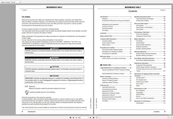 Tadano Rough Terrain Crane GR 500N 1 OM1 11E Operators Manual EN PDF 2
