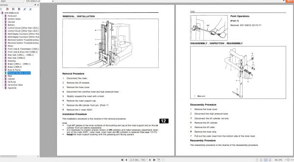 Toyota Forklift 5FBE10 5FBE20 Series Service Manual EN 4