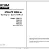 Toyota Forklift 7BNCU15 7BNCU25 50001 up Service Manual 1