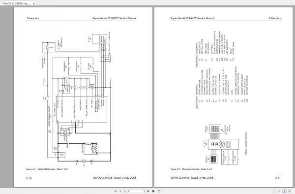Toyota Forklift 7HBW30 7HBE30 40 7HBC30 40 7TB50 Service Part Manual 4