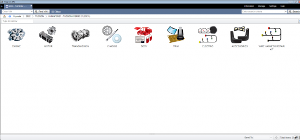 VM WARE HYUNDAI USA CANADA Snap On EPC 05.2021 Spare Parts Catalog 6