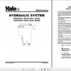 Yale Class 2 Electric Motor Narrow Aisle Trucks B295 NDR030DB NR040DB NR035DB Service Manual 1