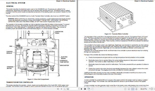 Yale Class 2 Electric Motor Narrow Aisle Trucks B801 OS030EB Service Manual 3