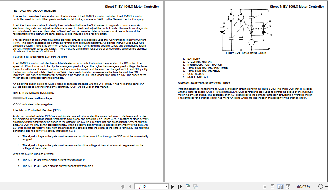 Yale Class 2 Electric Motor Narrow Aisle Trucks B826 OS BC Service Manual 2