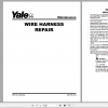 Yale Class 2 Electric Motor Narrow Aisle Trucks C295 NDR030DC NR035DC NR040DC Service Manual 1