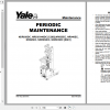 Yale Class 2 Electric Motor Narrow Aisle Trucks C295 NDR030DC NR035DC NR040DC Service Manual 2