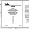 Yale Class 2 Electric Motor Narrow Aisle Trucks C816 NS040 050AF Service Manual 4