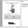 Yale Class 2 Electric Motor Narrow Aisle Trucks C855 MS16S Europe Service Manual 1