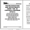 Yale Class 2 Electric Motor Narrow Aisle Trucks C861 NR045EA NDR035EA Service Manual 3