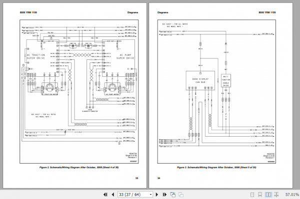 Yale Class 2 Electric Motor Narrow Aisle Trucks D815 NR035EA NR040EA NDR030EA Service Manual 5