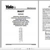 Yale Class 2 Electric Motor Narrow Aisle Trucks D829 NDR030CB NR045CB Service Manual 2