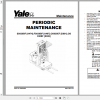 Yale Class 2 Electric Motor Narrow Aisle Trucks E826 OS030BF Service Manual 2