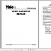 Yale Class 2 Electric Motor Narrow Aisle Trucks E861 NR035EC NR040EC NR045EC NDR30EC NDR35EC Service Manual 1