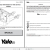 Yale Class 3 Electric Motor Hand Trucks A7R0 MP20KUX Service Manual 2
