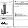 Yale Class 3 Electric Motor Hand Trucks A7S3 MS15UX Operating Service Manual 2