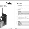 Yale Class 3 Electric Motor Hand Trucks A7S8 MT30XUX Operating Service Manual 2