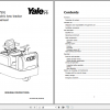 Yale Class 3 Electric Motor Hand Trucks A7S9 MT30UX Operating Service Manual 2