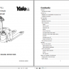 Yale Class 3 Electric Motor Hand Trucks A7T1 MP15UX Operating Service Manual 1
