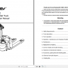 Yale Class 3 Electric Motor Hand Trucks A956 UT15WE Operating Service Manual 2