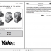 Yale Class 3 Electric Motor Hand Trucks A989 MT70 MT80 Service Manual 1