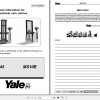 Yale Class 3 Electric Motor Hand Trucks B845 MS10E MS24HBE Service Manual 1