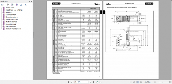 Yale Class 3 Electric Motor Hand Trucks B860 MC10 MC12 MC15 Service Manual 2