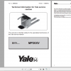 Yale Class 3 Electric Motor Hand Trucks B979 MP20XV Service Manual 1