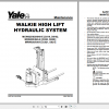 Yale Class 3 Electric Motor Hand Trucks C821 MRW020 030E Service Manual 3