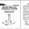 Yale Class 3 Electric Motor Hand Trucks D819 MCW025E MCW030E MCW040E Service Manual 3