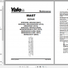 Yale Class 3 Electric Motor Hand Trucks D820 D821 MRW020E MRW030E D820 MSW040 E Service Manual 3