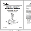 Yale Class 3 Electric Motor Hand Trucks D821 D821 MRW020E MRW030E D820 MSW040 E Service Manual 3