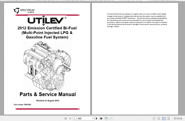 Yale Class 4 Internal Combustion Engine Trucks A273 UT20 32C Service Manual 5