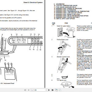 Yale Class 4 Internal Combustion Engine Trucks A809 GCGLC030 040AF Service Manual 1