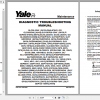 Yale Class 4 Internal Combustion Engine Trucks C910 GLC20VX GLC25VX GLC30VX GLC35VX Europe Service Manual 2