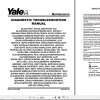 Yale Class 4 Internal Combustion Engine Trucks D879 GLCGDC60VX GLCGDC70VX Europe Service Manual 1