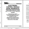 Yale Class 4 Internal Combustion Engine Trucks E187 GCGLC040 050RG Service Manual 1