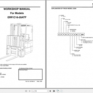 Yale Electric Motor Rider Trucks A807 ERCERP 161820 ATF Europe Workshop Manual 5070385 01 1cbf2c50ff7843c77