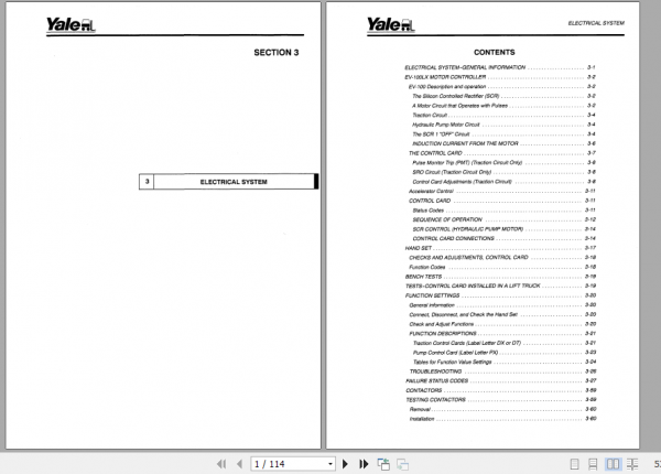 Yale Electric Motor Rider Trucks A807 ERCERP 161820 ATF Europe Workshop Manual 5070385 01 2f419eca3a8cda948