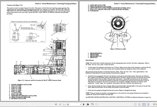 Yale Electric Motor Rider Trucks A814 ERC AFBF Workshop Manual 1