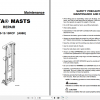 Yale Electric Motor Rider Trucks A888 ERP10 15RCF Europe Maintenance Manual 1