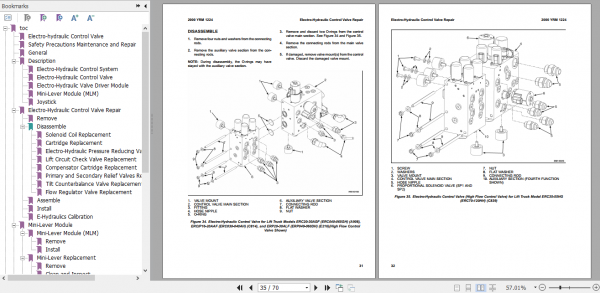 Yale Electric Motor Rider Trucks A908 ERC20 32AGF Europe Maintenance Manual 5
