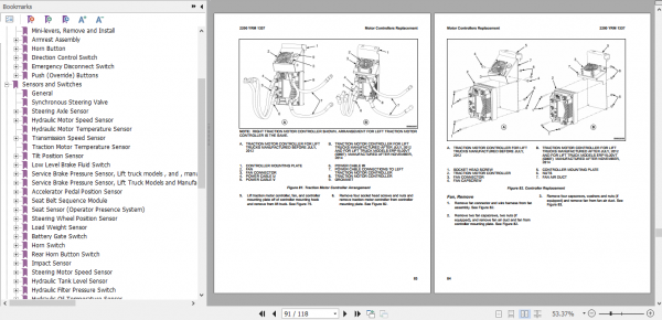 Yale Electric Motor Rider Trucks A955 ERP16 18 20VF Europe Maintenance Manual 2