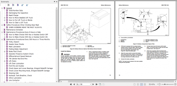 Yale Electric Motor Rider Trucks A969 ERC030 ERC040VA Maintenance Manual 5