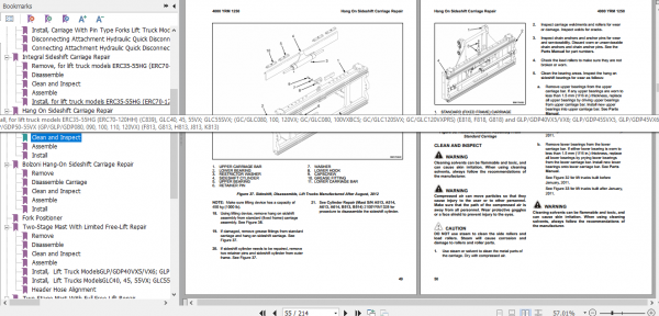 Yale Electric Motor Rider Trucks C839 ERC35HG ERC40HG ERC45HG ERC55HG Europe Service Manual 5